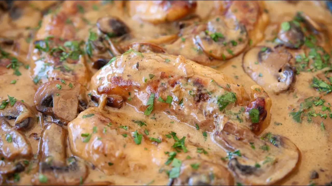 This creamy mushroom chicken is the kind of dinner you’ll want on repeat
