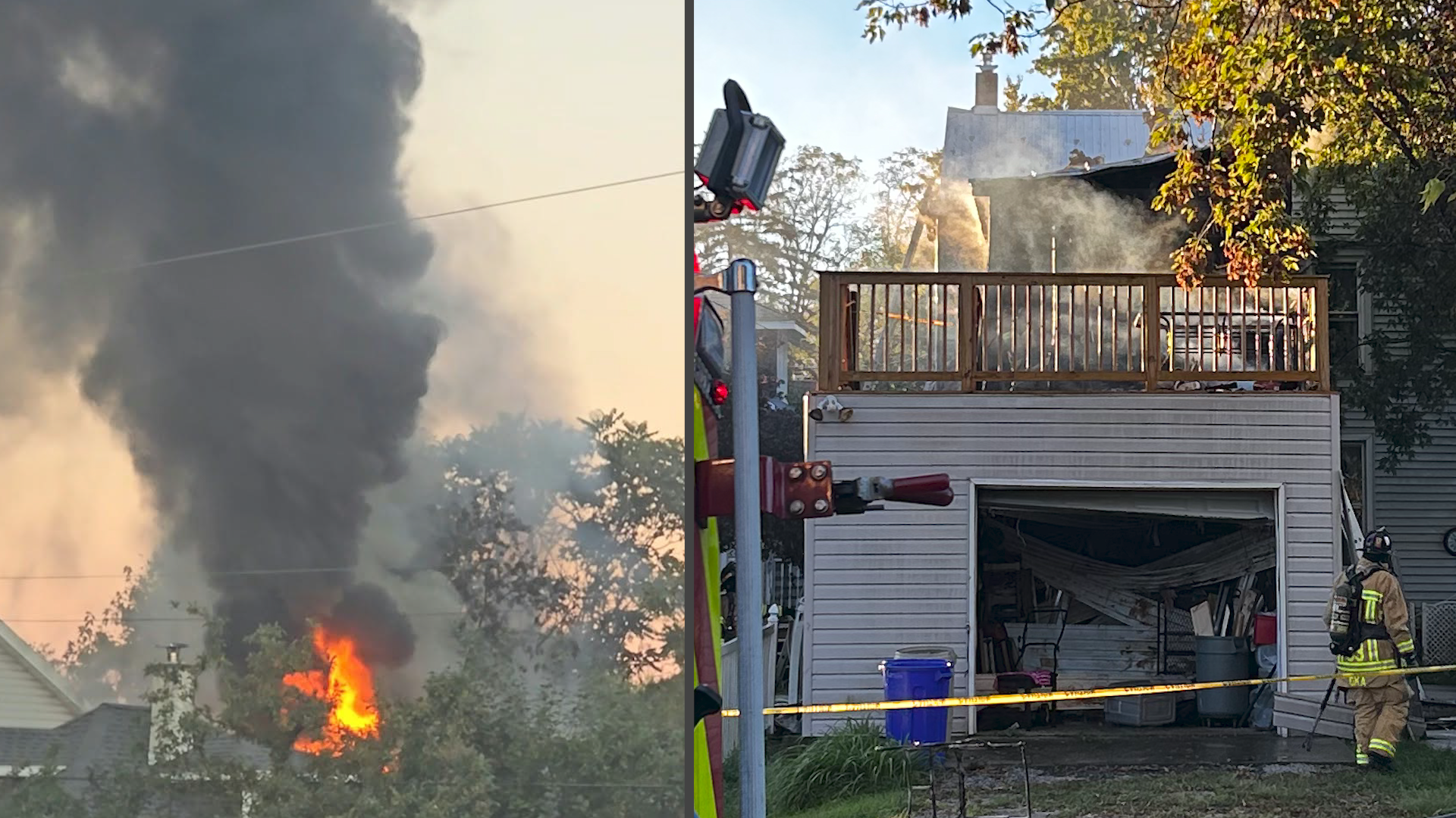 Man dies after being pulled from burning duplex, police say | Coroner ...