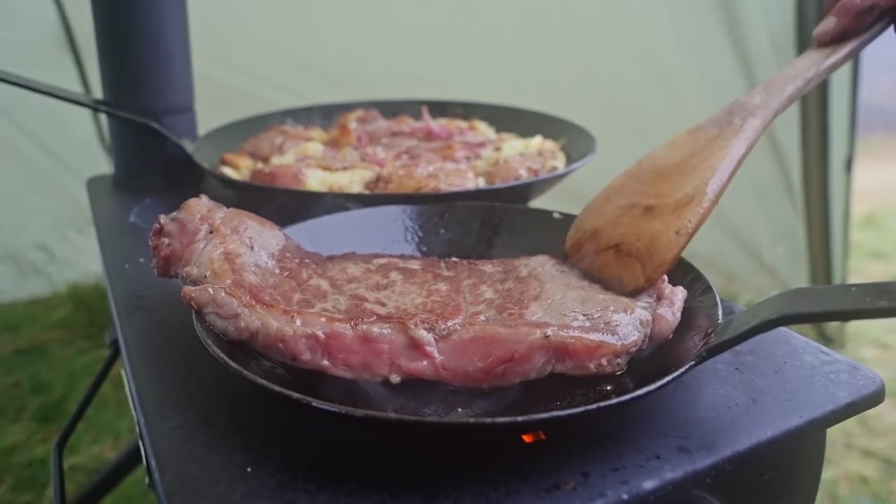 Wagyu usually gets the fine-dining treatment - he cooks it over fire in ...