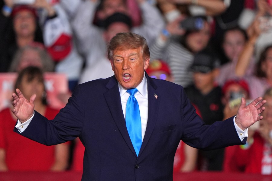 Trump calls for media outlets to be 'arrested' over rally coverage
