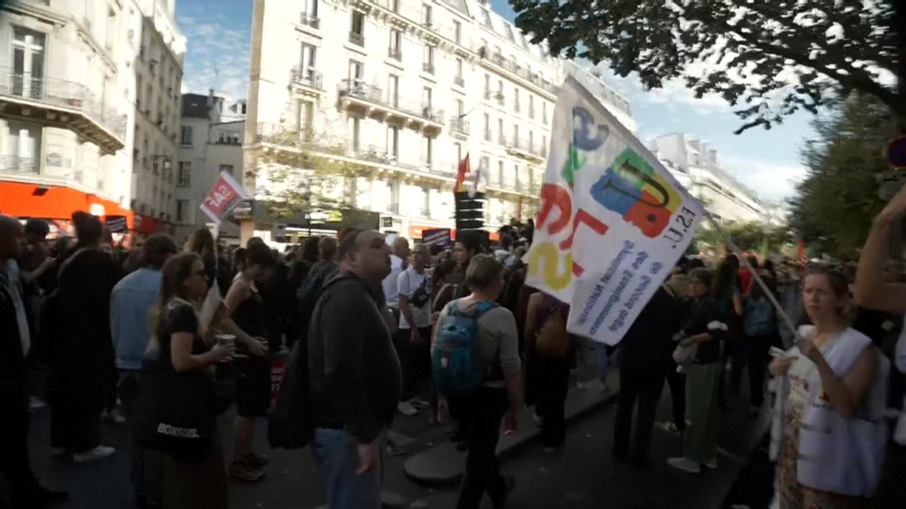 Thousands of students protest across France