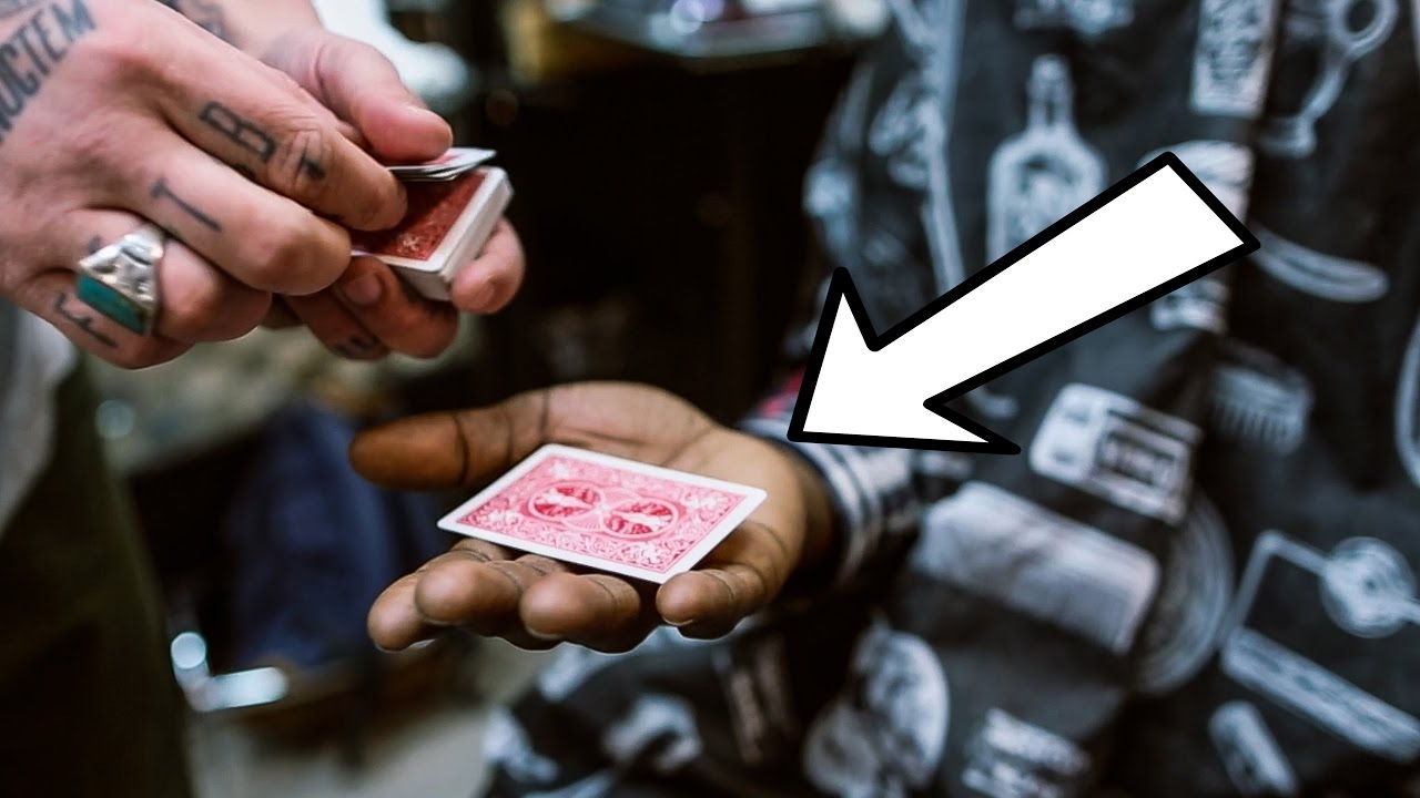 This card trick fooled him so bad!
