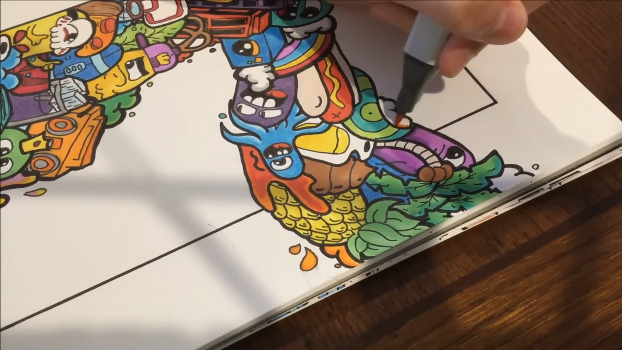 How to turn simple pencil sketches into vibrant 3D doodle art!