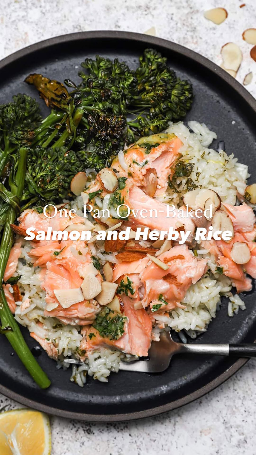 Easy one pot salmon and herby rice perfect weeknight dinner
