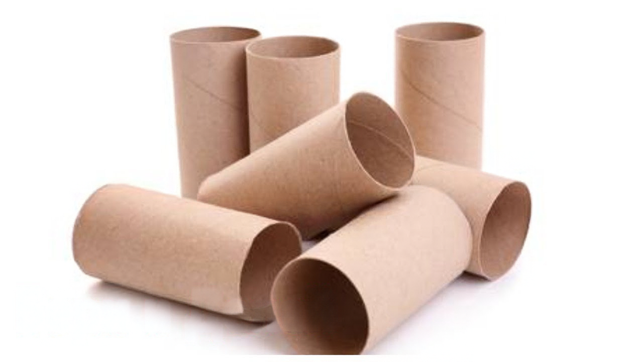 Simple crafts using toilet paper rolls