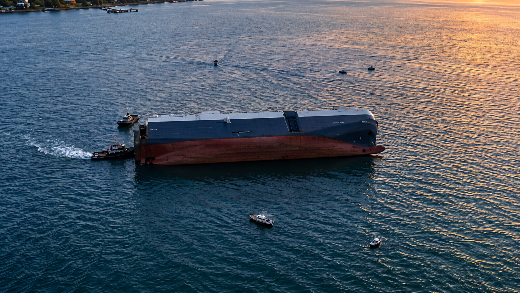 The $80M carrier capsized with 4,161 cars onboard… then the pilot ...