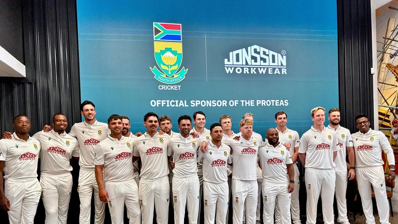 Proteas men's Test side secure first shirt sponsor in five years