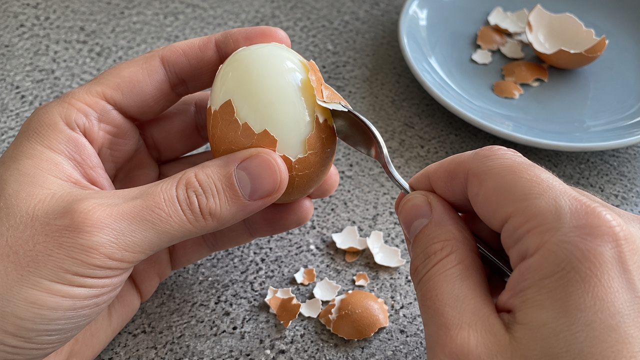 The spoon trick that makes peeling boiled eggs surprisingly easy