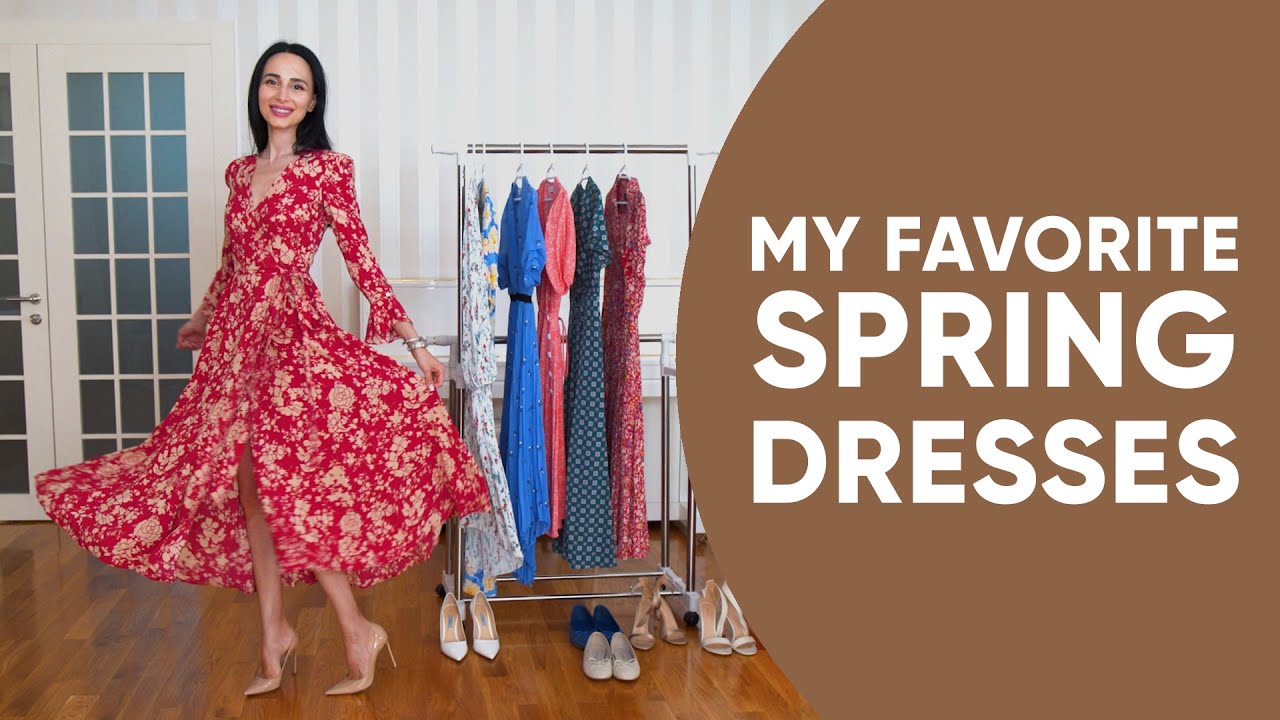 Elegant spring dresses for work, casual days, and events