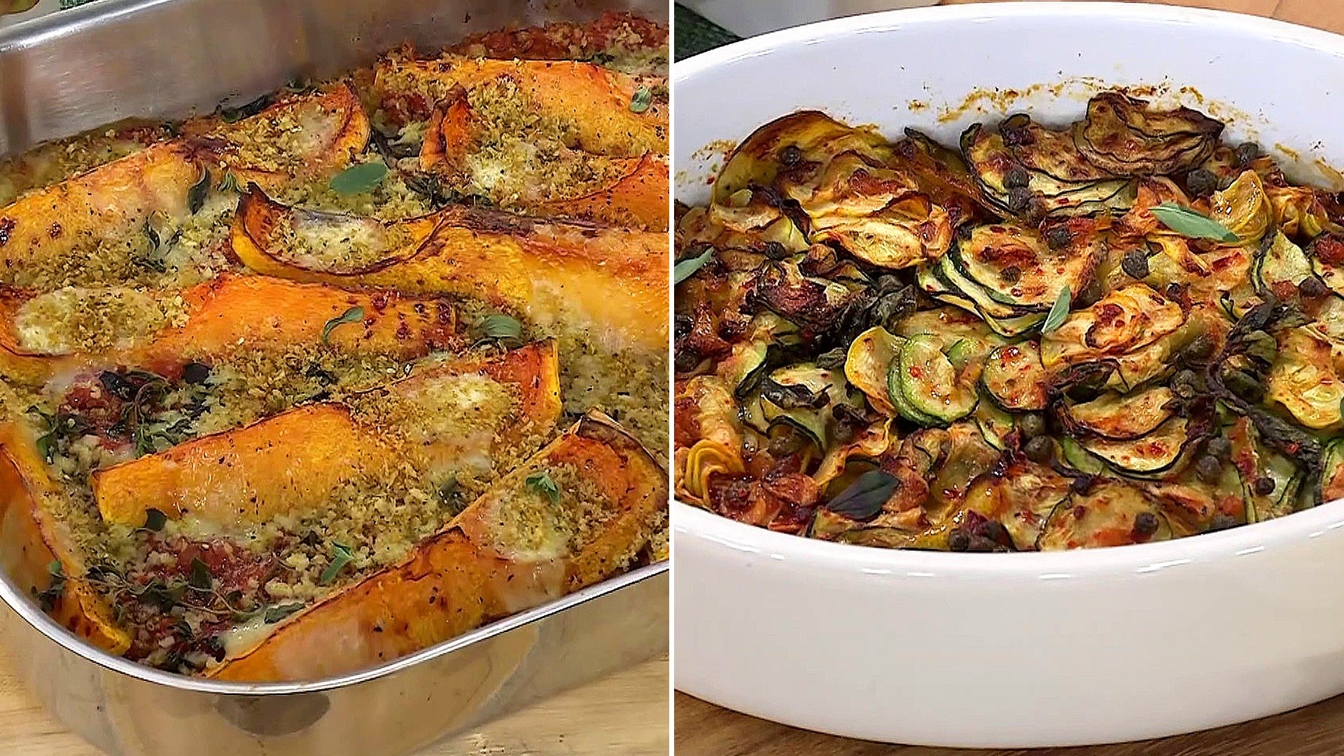 Butternut squash parmesan, melty zucchini bowl: Get the recipes!