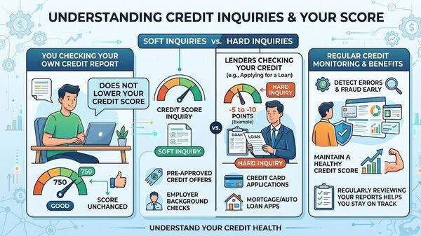 Checking your own credit report? Know why it won’t hurt your credit score