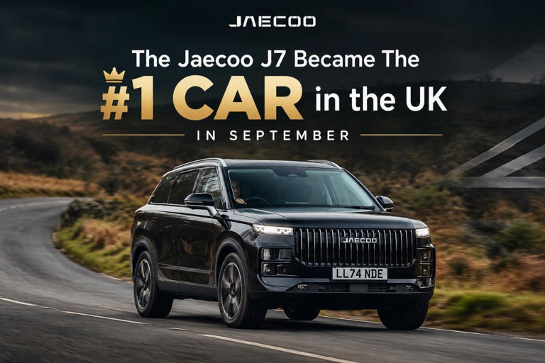The Jaecoo J7 Tops UK Sales Chart in SeptemberPublished on: October 6 ...