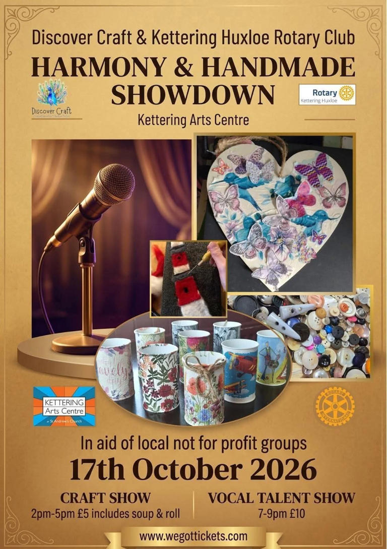 Creative community fundraiser being held in Kettering