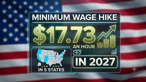 Minimum wage hike: These 5 US states to raise pay in 2027 by up to 60% ...