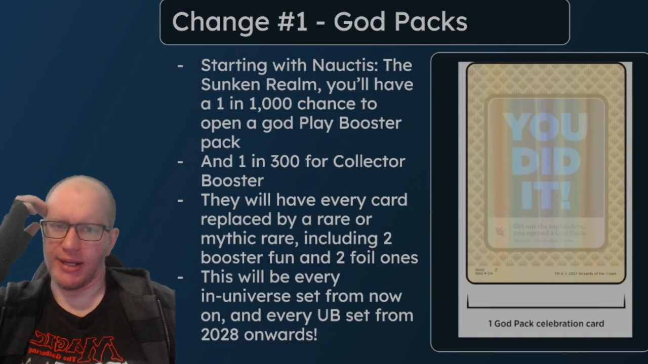 What the return of God Packs means for WotC boosters