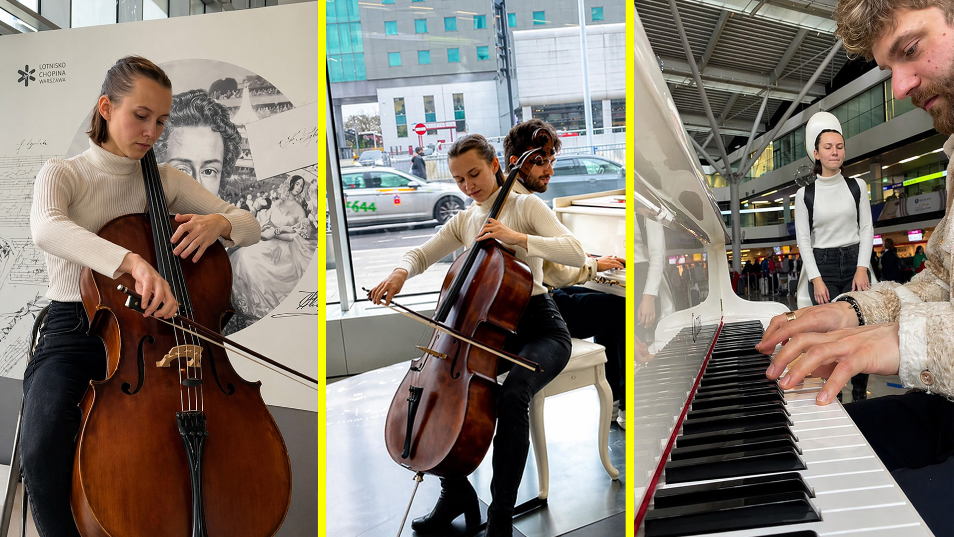 An unexpected collaboration between piano and cello