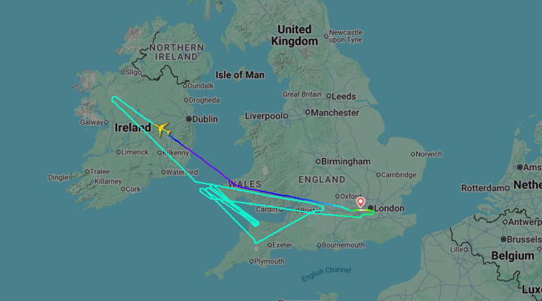 British Airways flight returns to London after dropping more than 27 ...