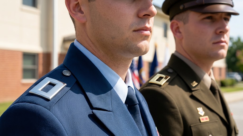 Silver vs gold - Why US military rank insignia looks backward