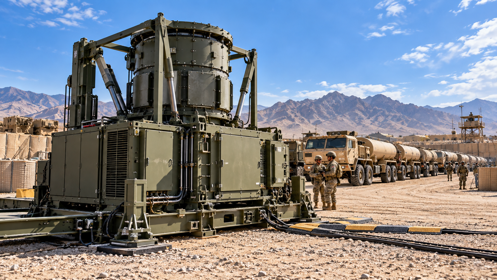 Why the military wants to replace fuel trucks with nuclear reactors