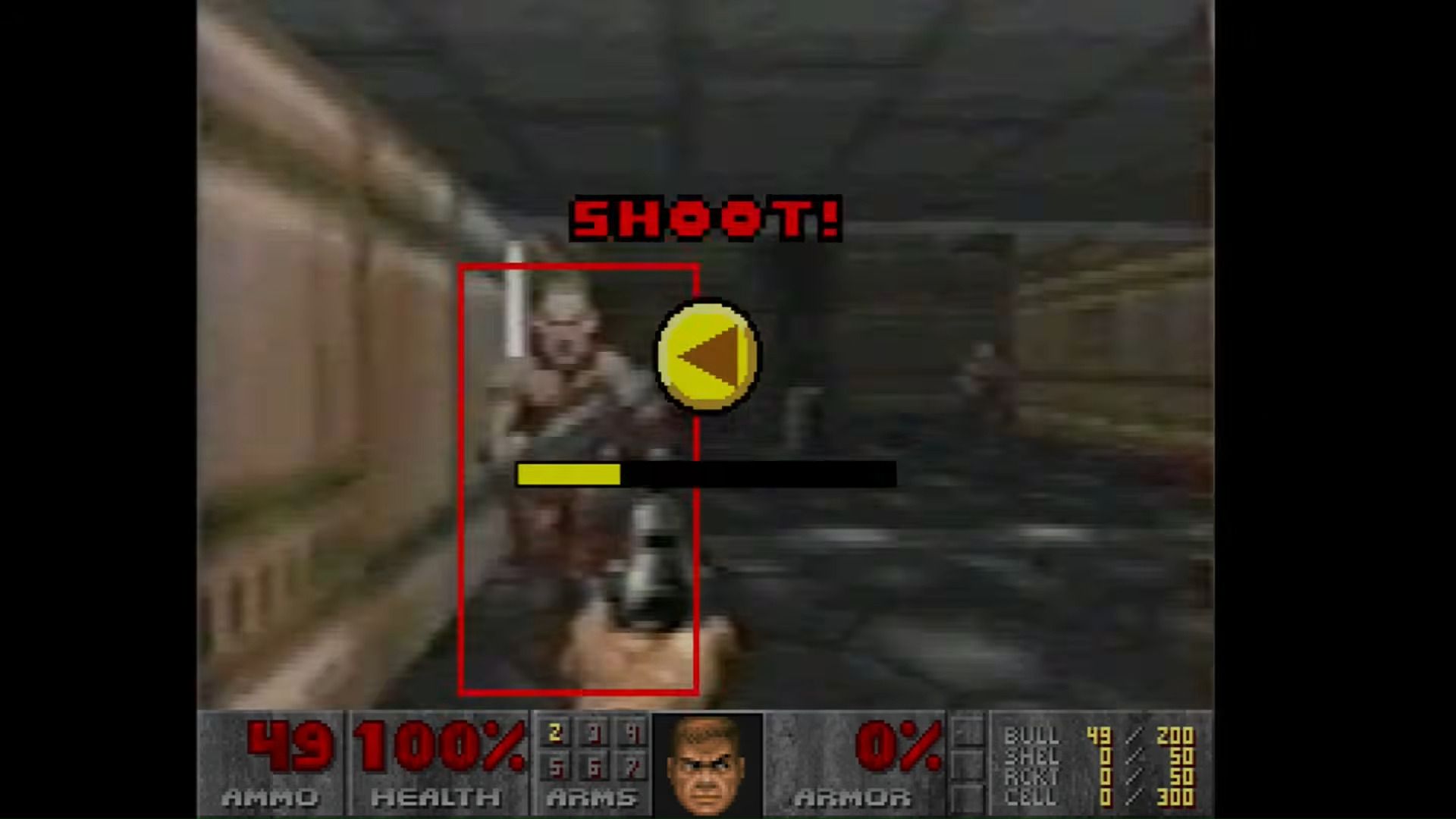 Doom and Super Mario Bros converted into a VHS tape FMV game