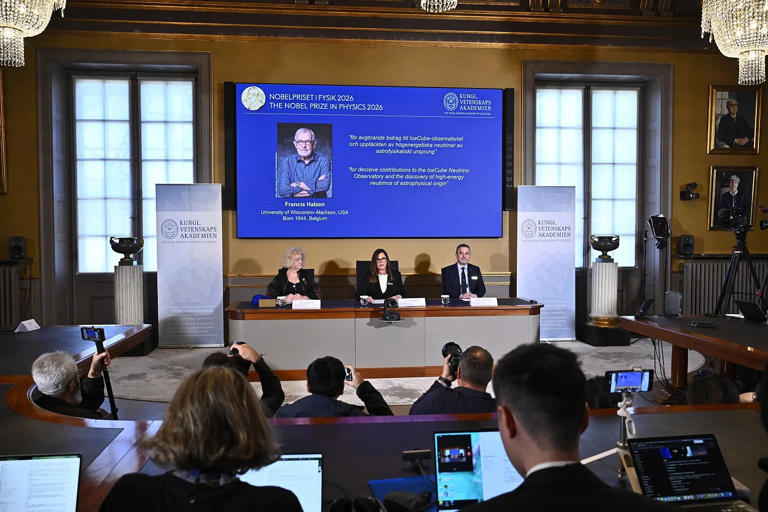 Francis Halzen wins Nobel Prize in physics for work on mysterious ghost ...
