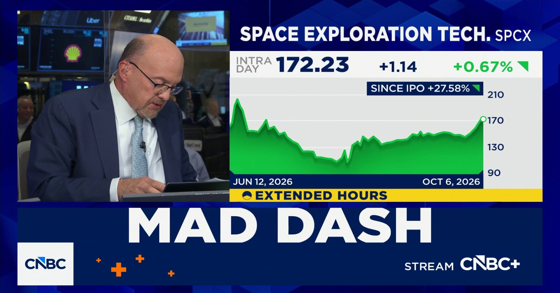 Cramer’s mad dash: SpaceX