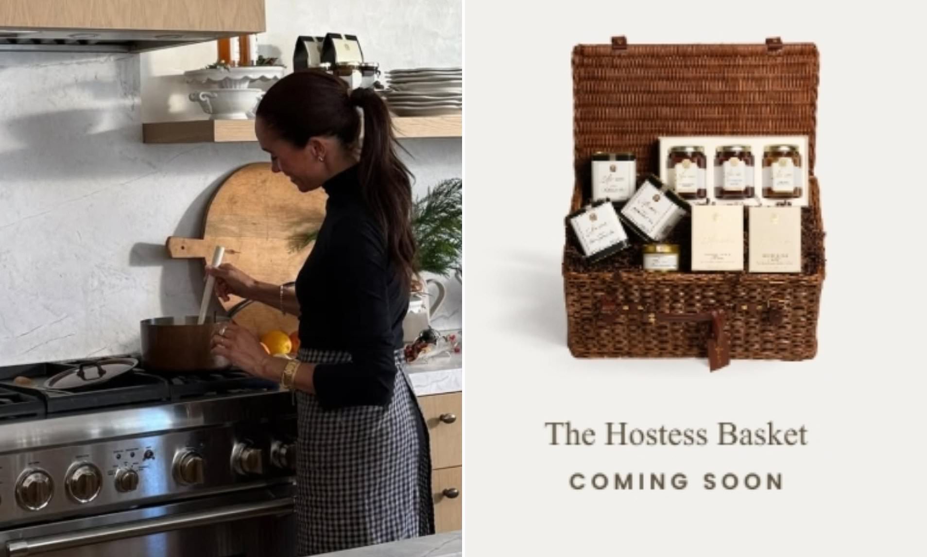 Meghan launches wicker hostess basket - just days after Buckingham ...