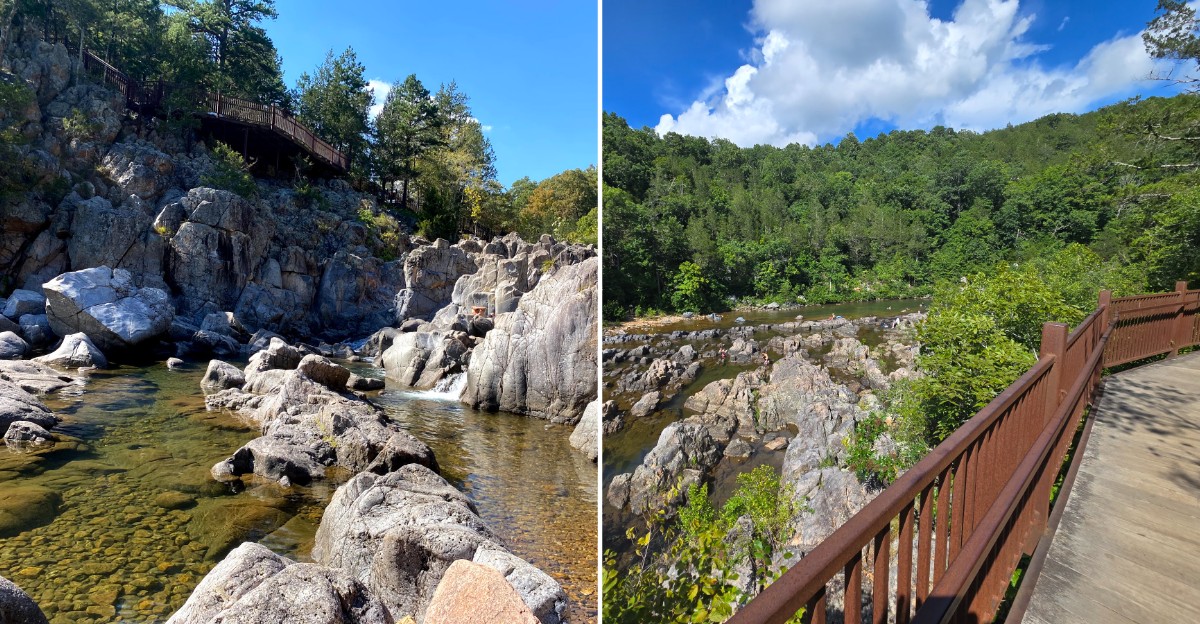 Missouri has a natural water park where a river tumbles through billion ...