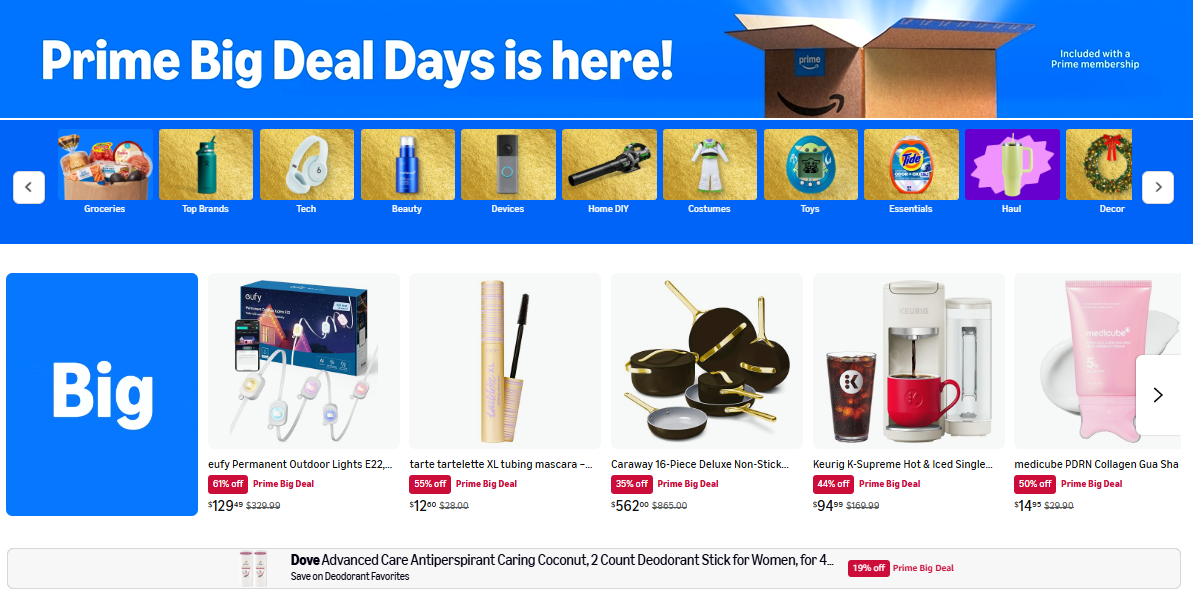 Amazon Prime Big Deal Days 2026: A look at deals available Tuesday
