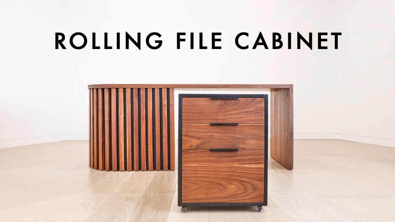 Building a rolling file cabinet