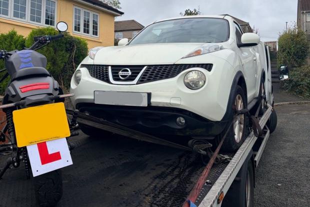 Police seize motorbike with invalid insurance and car with cloned plates