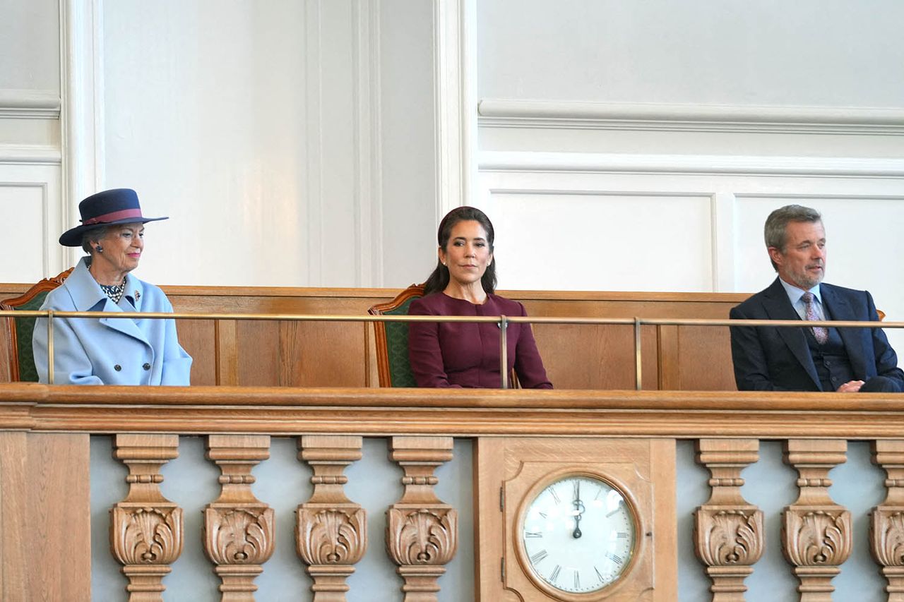 King Frederik and Queen Mary of Denmark laugh off potentially awkward ...