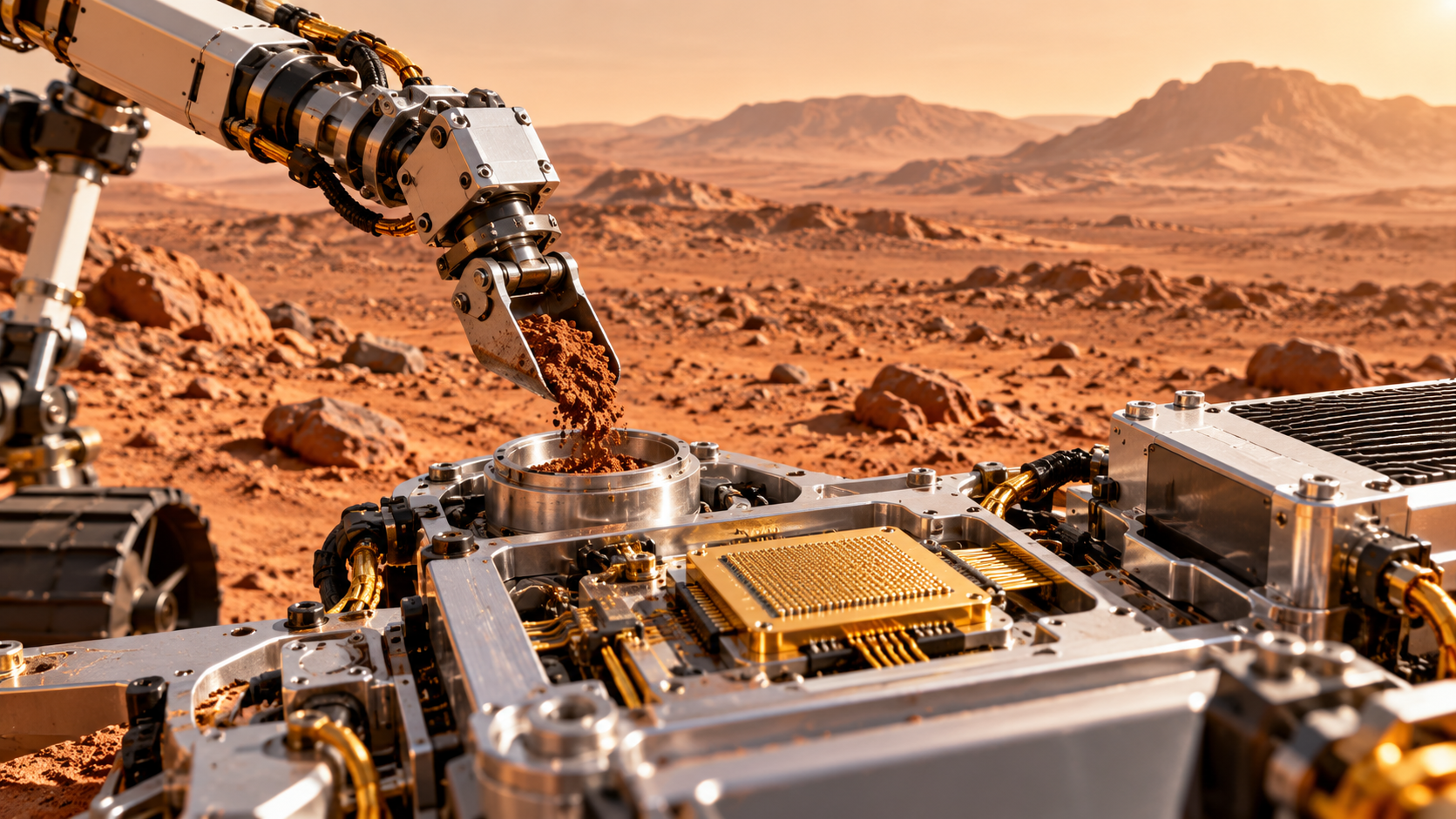Scientists use AI and nanotechnology to detect signs of life in space