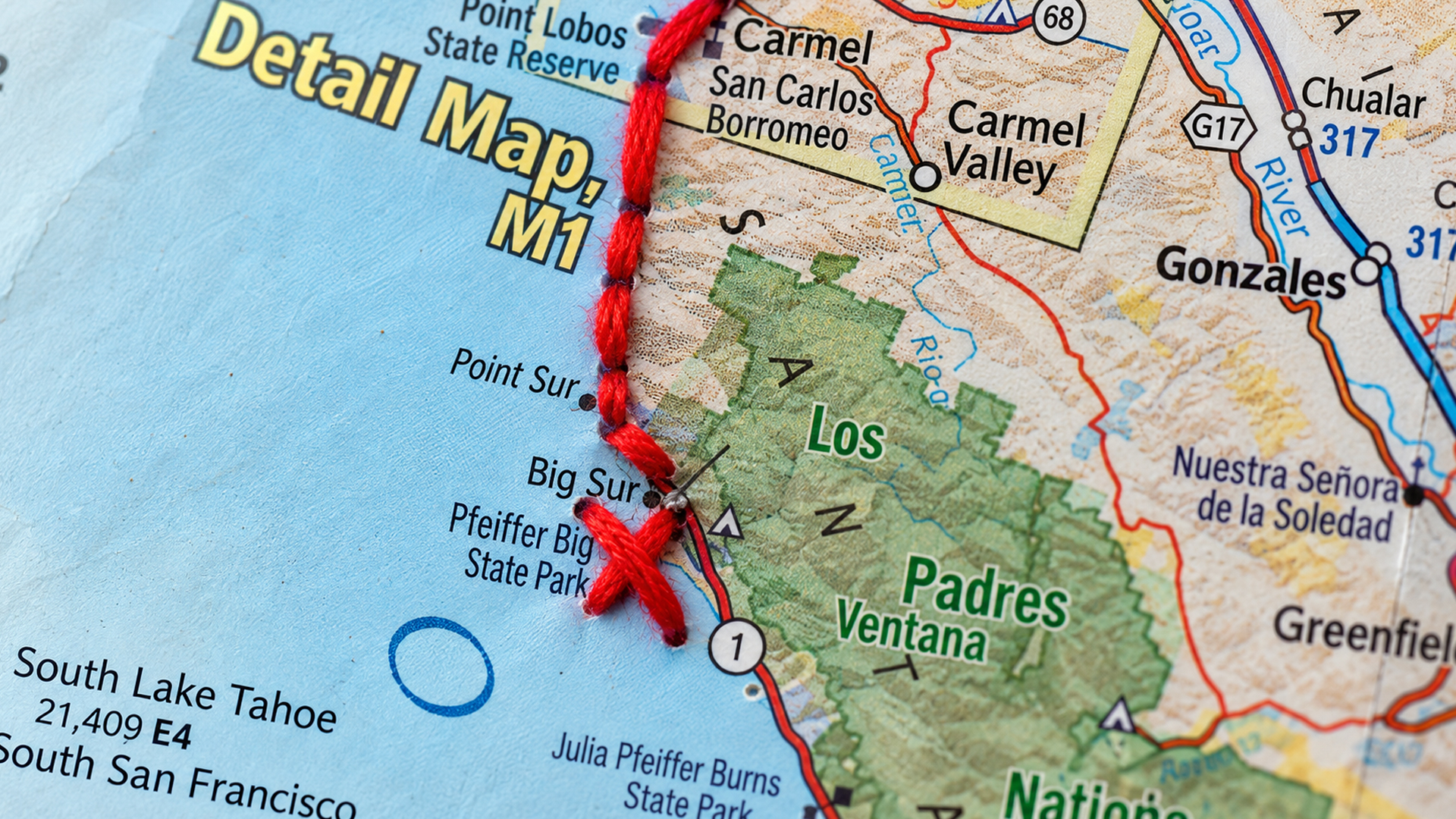 Easy DIY embroidered travel map keepsake and wall art
