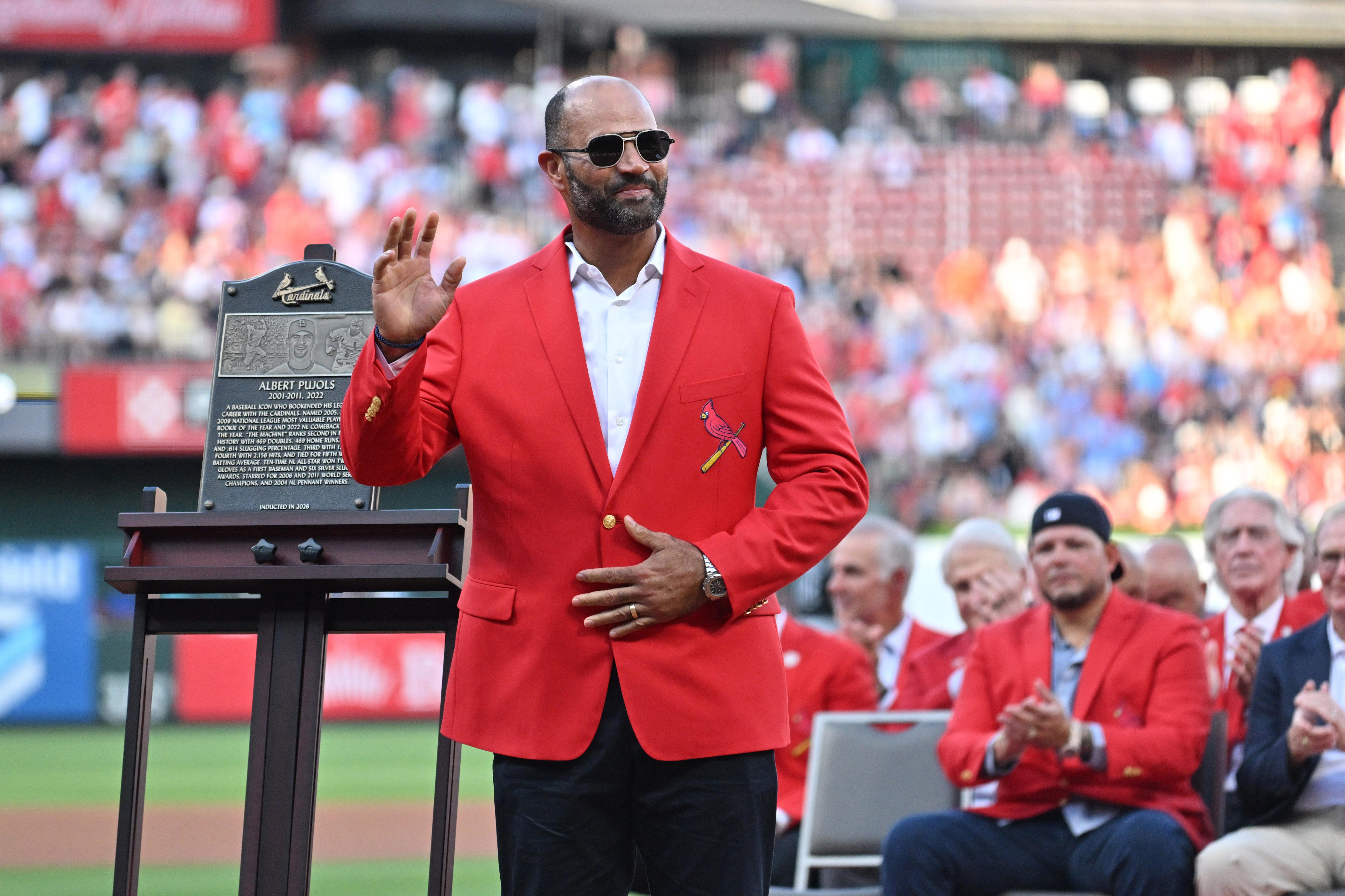 Albert Pujols talks managerial pursuit, why he didn't pressure his kids