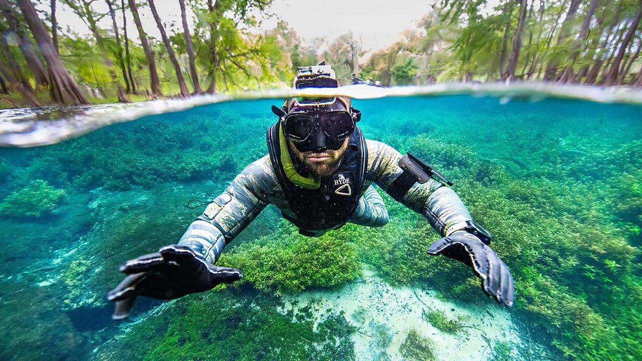 Exploring flooded paradise for finds