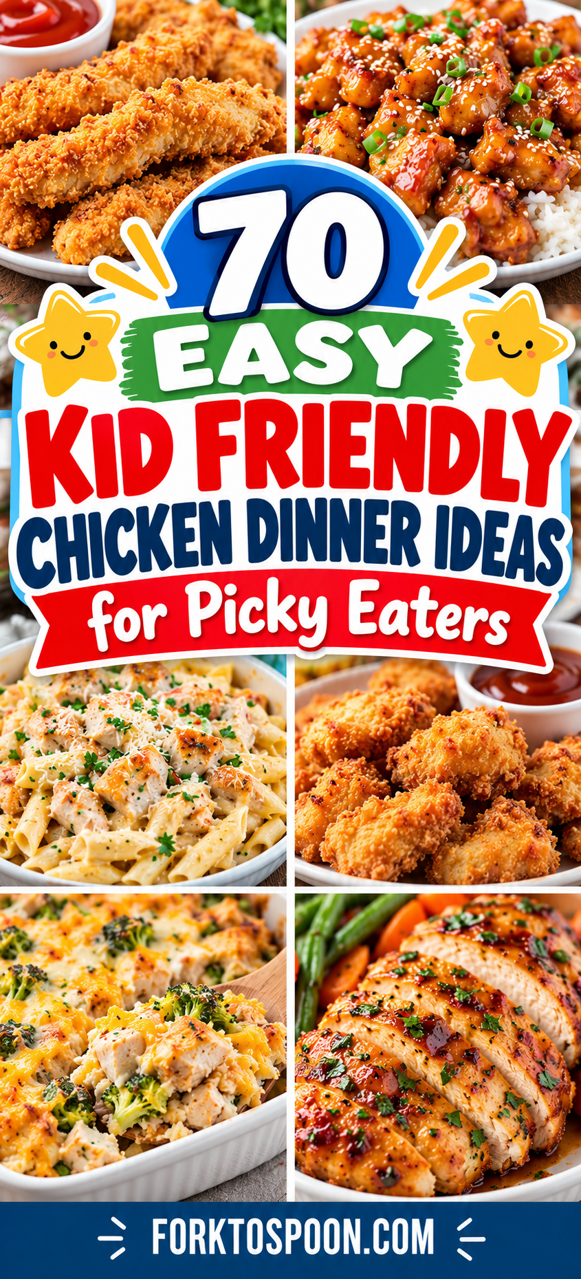 70 easy kid friendly chicken dinner ideas for picky eaters