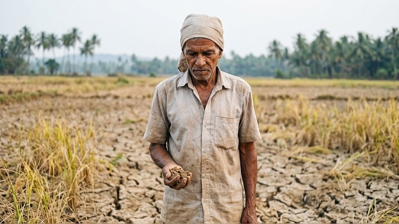 Goa paddy fields suffer damage following deficient monsoon rainfall
