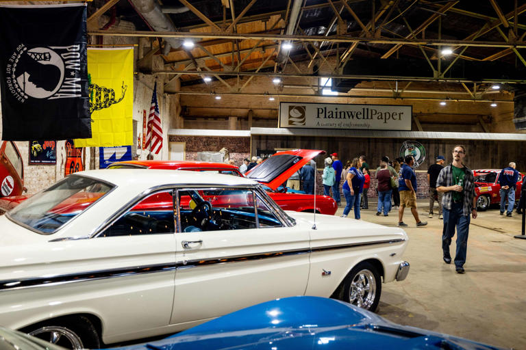 See video as historic Michigan paper mill becomes classic car haven ...