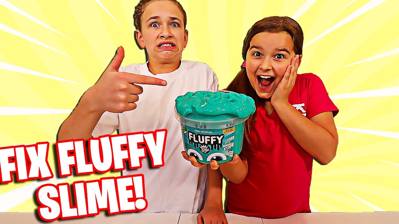 Fix this store bought fluffy slime challenge | JKREW