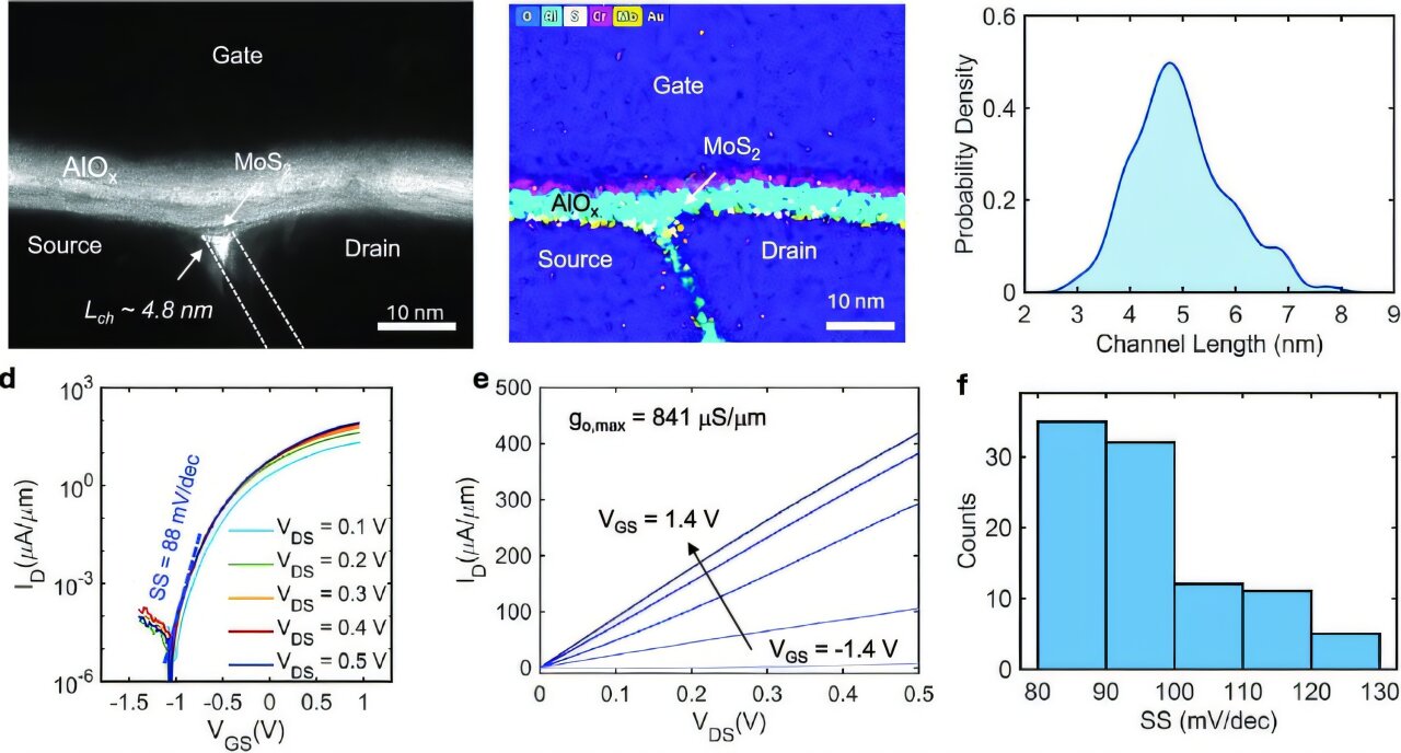 Atomically thin transistors could transform computing by surpassing ...