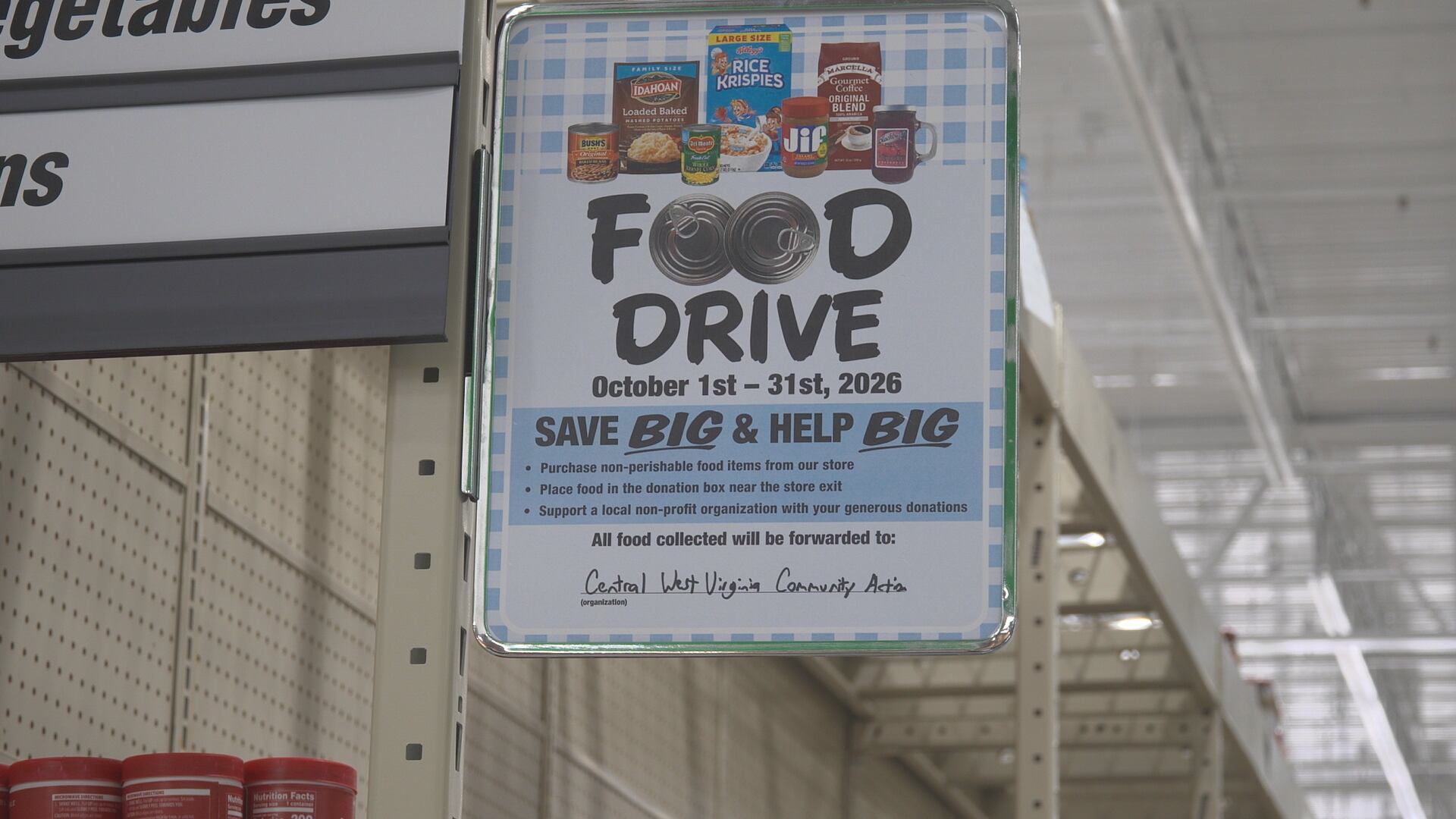 Menards food drive gives back to local community