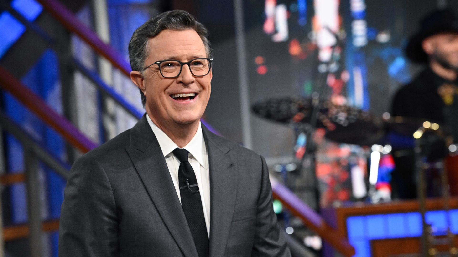 Was the Late Show canceled over free speech? Someone asked Stephen Colbert