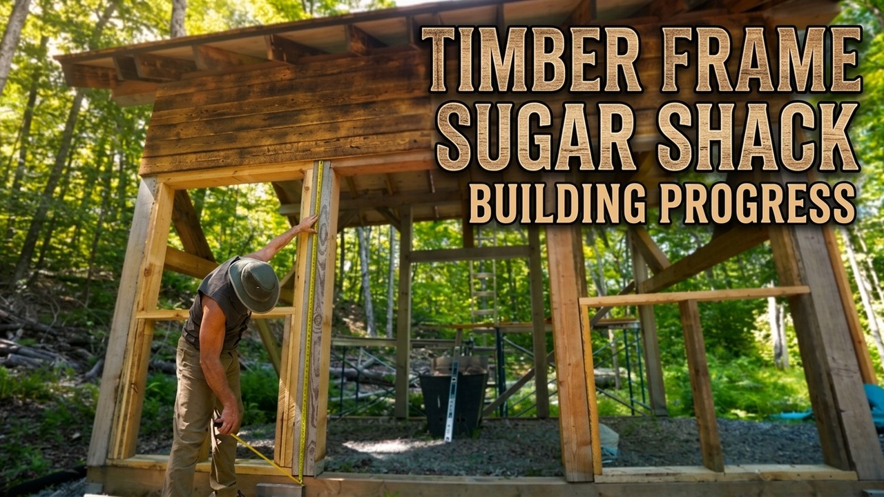 Working the sugar shack | A week off grid in the forest