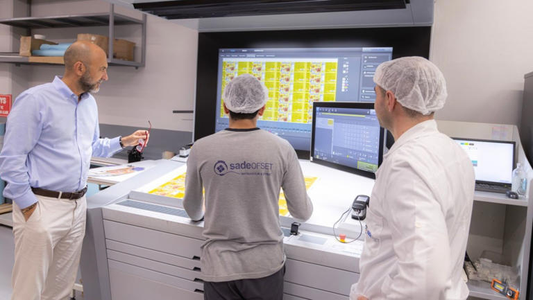 Sade Ofset packaging & label updates print production with Heidelberg