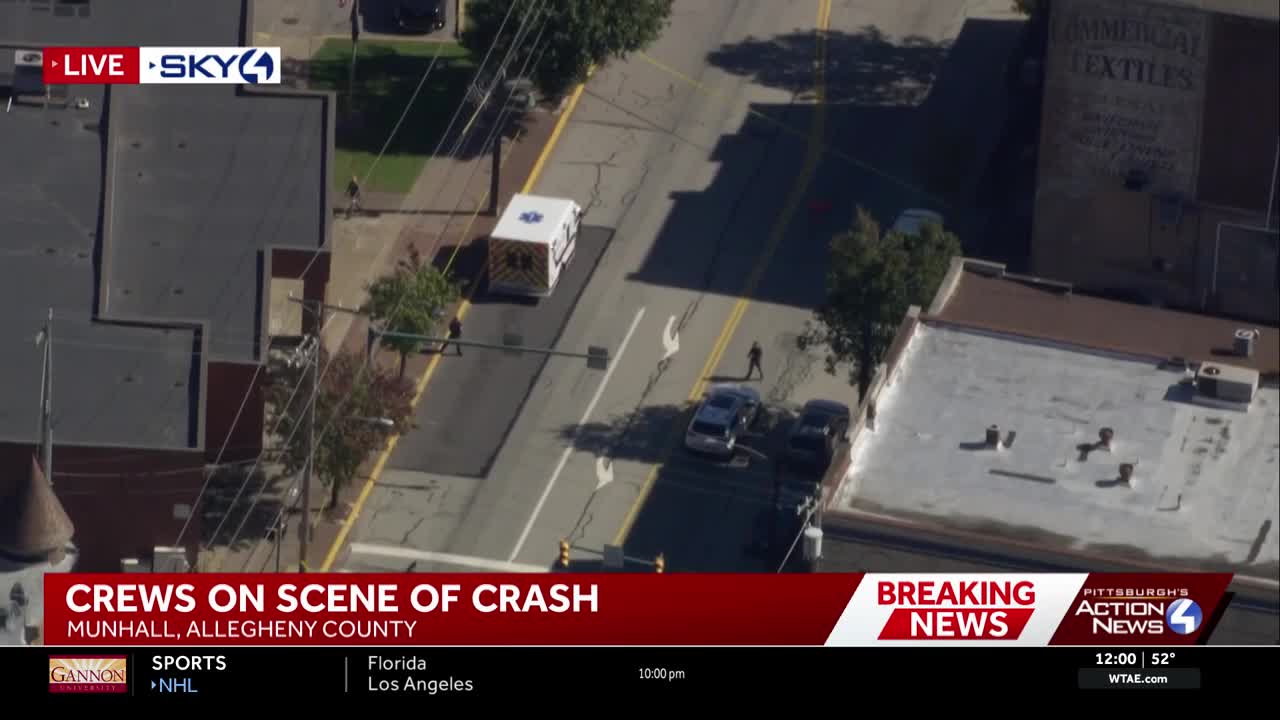 First responders investigating crash in Munhall
