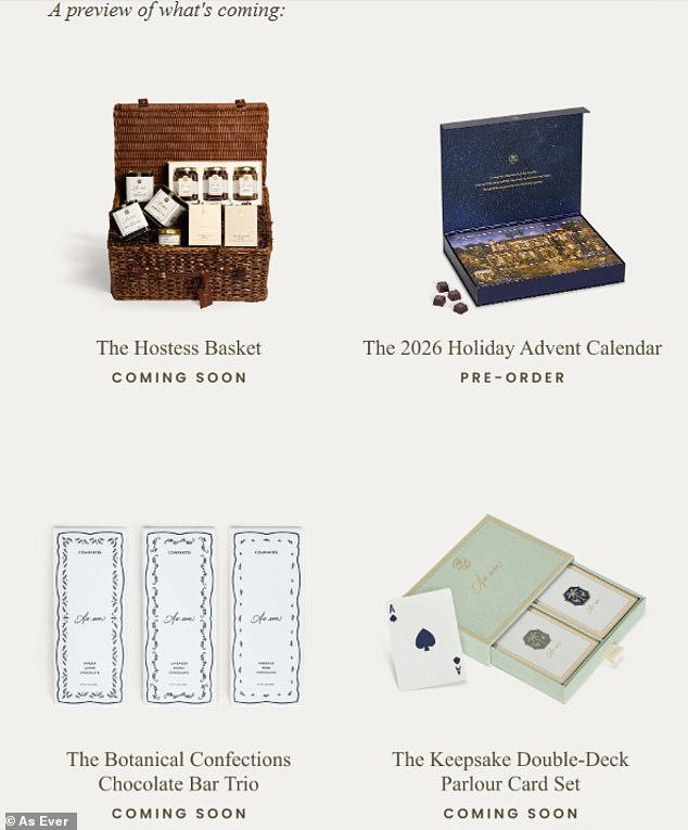 Meghan launches festive hamper after Buckingham Palace collection