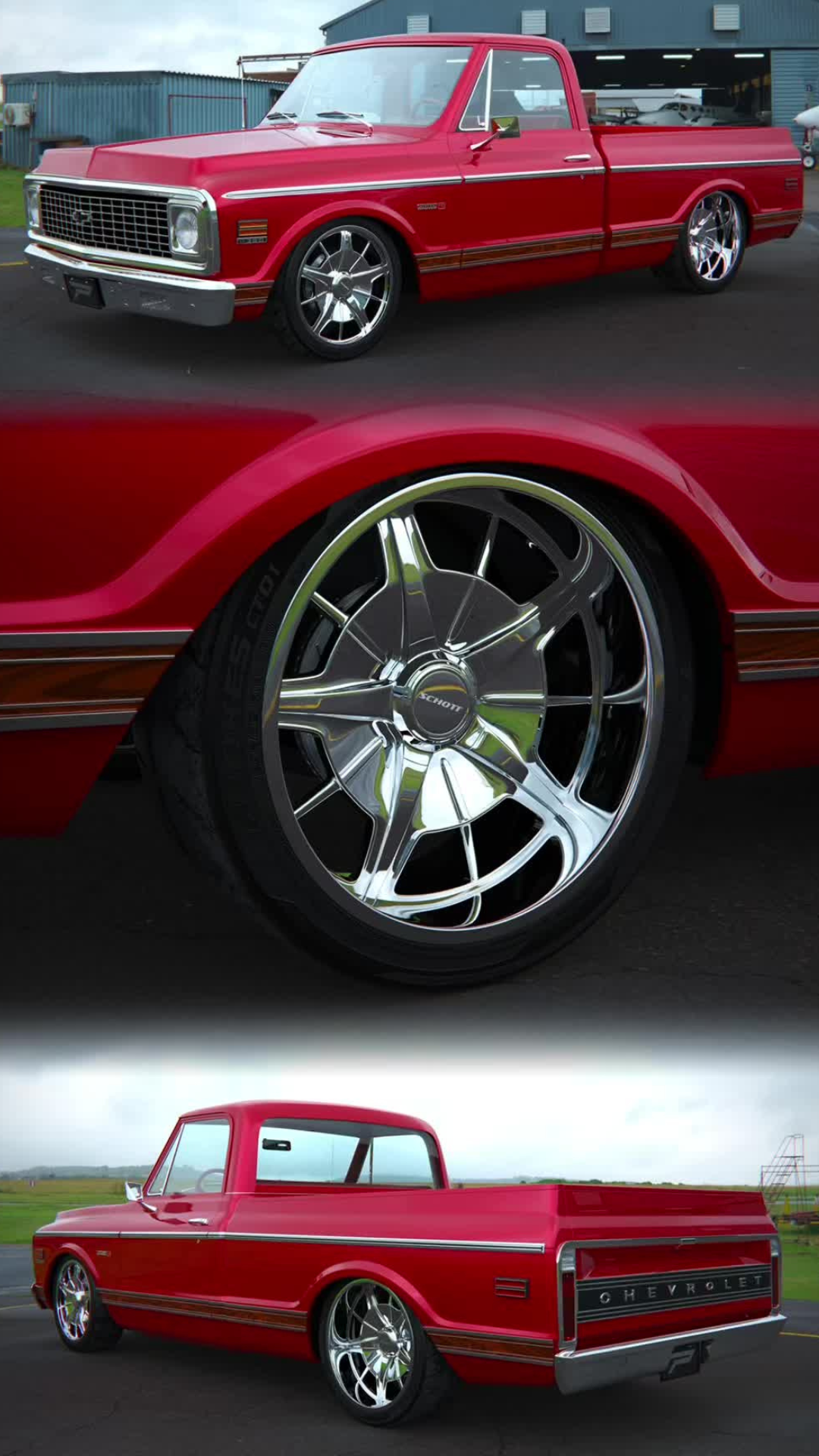 A custom Chevy C10 concept takes shape
