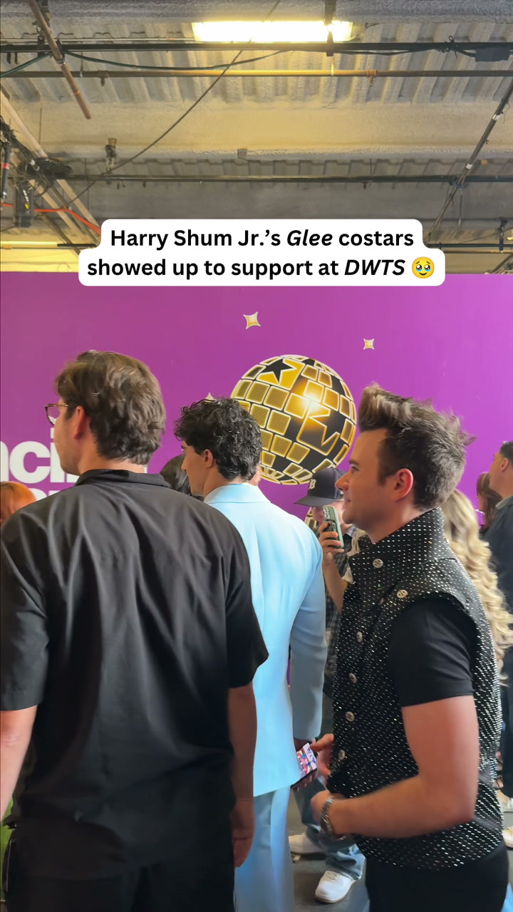 'Glee' cast reunites in the ballroom to watch Harry Shum Jr. on 'DWTS'