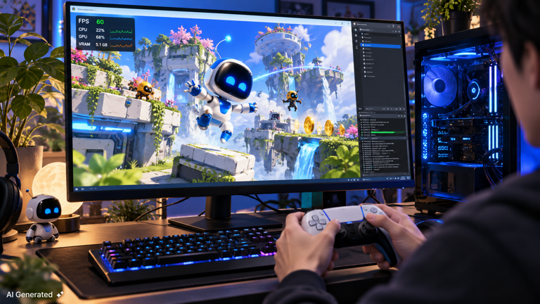 'Astro Bot' boots on PC as PS5 emulation makes rapid progress